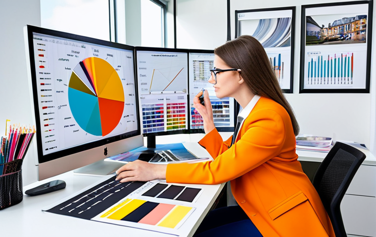 패션 코디네이터 직무 필수 역량 - Persuasive Fashion Presentation**

"A confident fashion coordinator, fully clothed in a stylish busi...