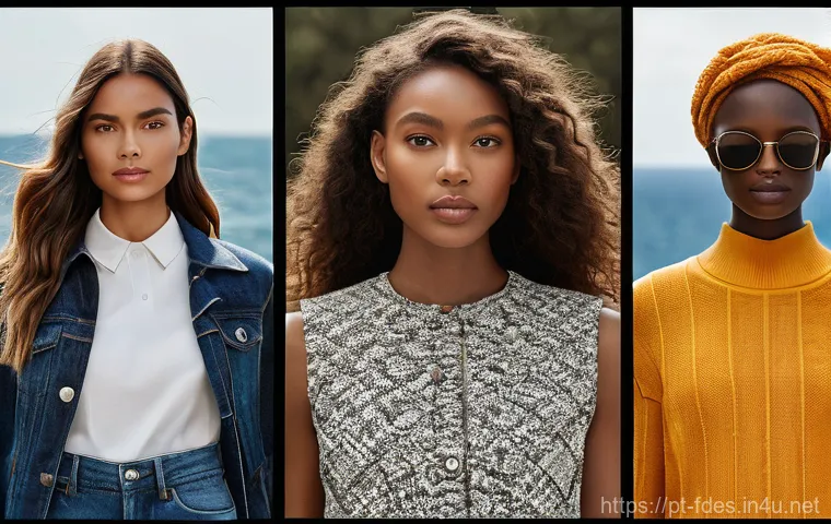 패션 코디네이터가 알아야 할 옷감의 종류 - Here are three detailed image prompts for generation, focusing on the themes of natural fibers, sust...