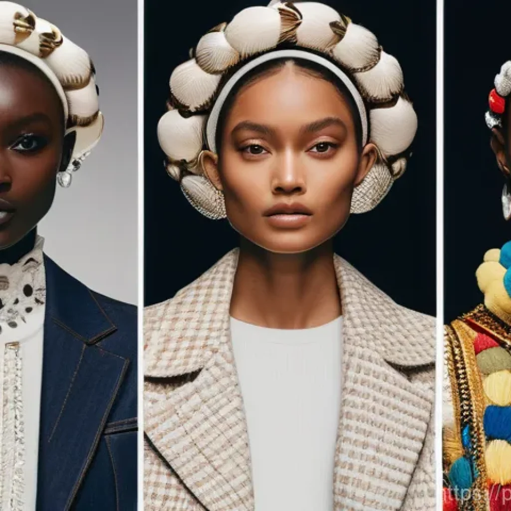 패션 코디네이터의 협업 사례 분석 - Here are three detailed image generation prompts in English, designed to capture the essence of fash...