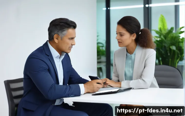 패션 코디네이터의 비즈니스 상담 노하우 - A professional business consultant engaging in a personalized client meeting in a modern office sett...