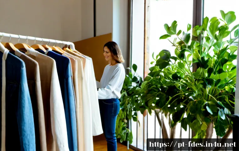 Home 17 패션 코디네이터의 지속 가능 패션 캠페인 - Photorealistic sustainable fashion campaign in a bright São Paulo creative studio, Brazilian fashion...